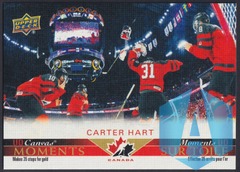 2021-22 Upper Deck Tim Hortons Team Canada Canvas #CM-8 Carter Hart